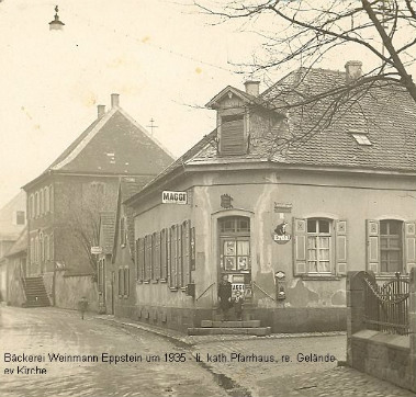 Bäckerei Weinmann Eppstein um 1935