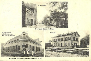 Bäckerei Weinmann Eppstein um 1925